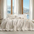 Wrinkle Rolls Chunky Bunny - Coma Inducer® Oversized Comforter Set - Cream Sands