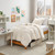 Wrinkle Rolls Chunky Bunny - Coma Inducer® Oversized Comforter Set - Cream Sands