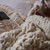Wrinkle Rolls Chunky Bunny - Coma Inducer® Oversized Comforter Set - Cream Sands