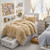 Woolly Mammoth - Coma Inducer® Oversized Comforter Set - Cream Taupe