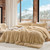 Woolly Mammoth - Coma Inducer® Oversized King Comforter Set - Cream Taupe