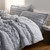 Freezin Waters - Coma Inducer® Alaskan King Comforter Set - Gray Sand