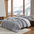 Freezin Waters - Coma Inducer® Oversized Comforter Set - Gray Sand
