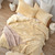 Snowball Double Chunky Bunny® - Coma Inducer® Oversized King Comforter Set - Baby Almond Cream