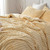Snowball® Double Chunky Bunny - Coma Inducer® Oversized Comforter Set - Baby Almond Cream
