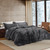 Coma Inducer® Oversized King Comforter - Me Sooo Comfy® - Pewter