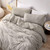 Love Thick® - Plush Coma Inducer® Oversized Comforter Set - Oyster Gray