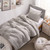 Love Thick® - Plush Coma Inducer® Oversized Comforter Set - Oyster Gray