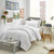 Get Under Me - Coma Inducer® Oversized Twin Comforter Set - White
