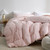 Dupe of Down - Coma Inducer® Oversized Comforter Set - Sunrise Pink