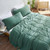 Down with the Thinness - Coma Inducer® Oversized Comforter Set - Duck Green