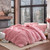 Thicker Than Thick® - Coma Inducer® Alaskan King Comforter Set - Standard Plush Filling - Cool Pink