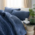 Dam Bae, She Thick® - Coma Inducer® Oversized Queen Comforter Set - Scenic Navy