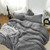 Mountain of Shoulder - Coma Inducer® Oversized Comforter Set - Rooted Gray