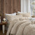 Mountain of Shoulder - Coma Inducer® Oversized Queen Comforter Set - White Gold
