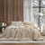 Mountain of Shoulder - Coma Inducer® Oversized King Comforter Set - White Gold