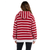 Coma Hoodie™ - Looks Soft - Red & White Stripe