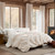 Snowball Honeycomb - Coma Inducer® Full Comforter - Cream