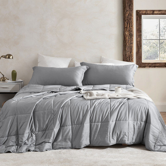 Menopleasing - Coma Inducer Oversized Cooling Comforter - Ultimate Gray