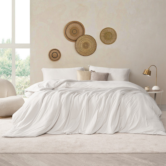 Oversized King Comforter - White Sand