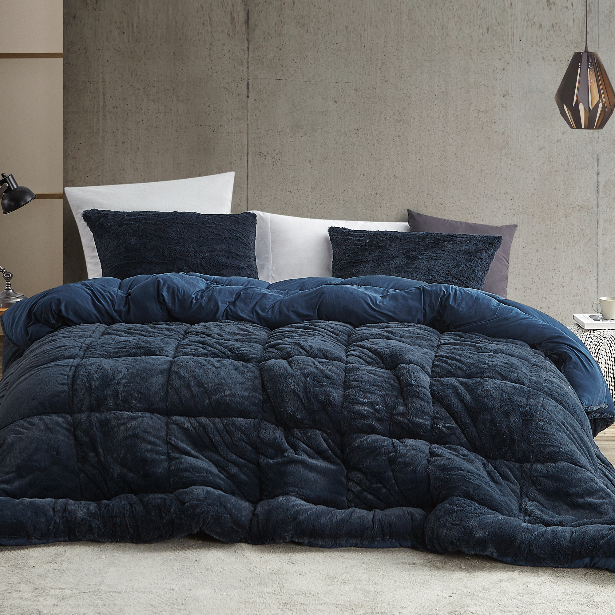 Cool Tone Coma Inducer Blanket Nightfall Navy Blue Twin Oversized Comforter