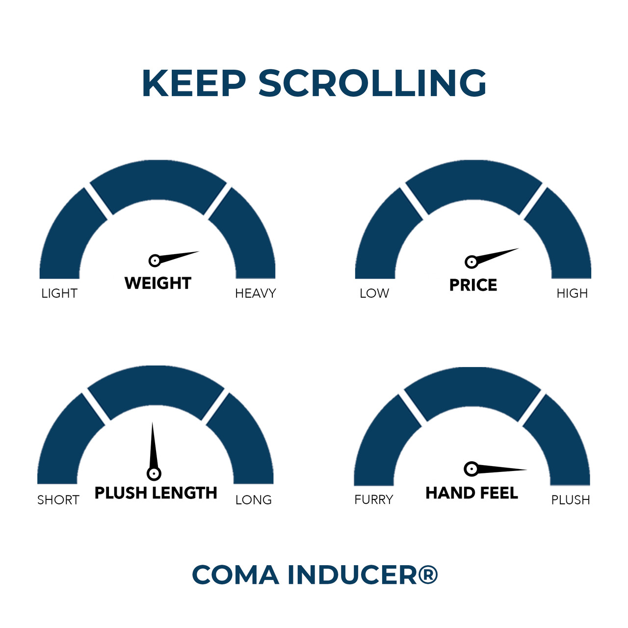 Medium Weight Coma Inducer Plush Comforter Made with High Quality Bedding Materials