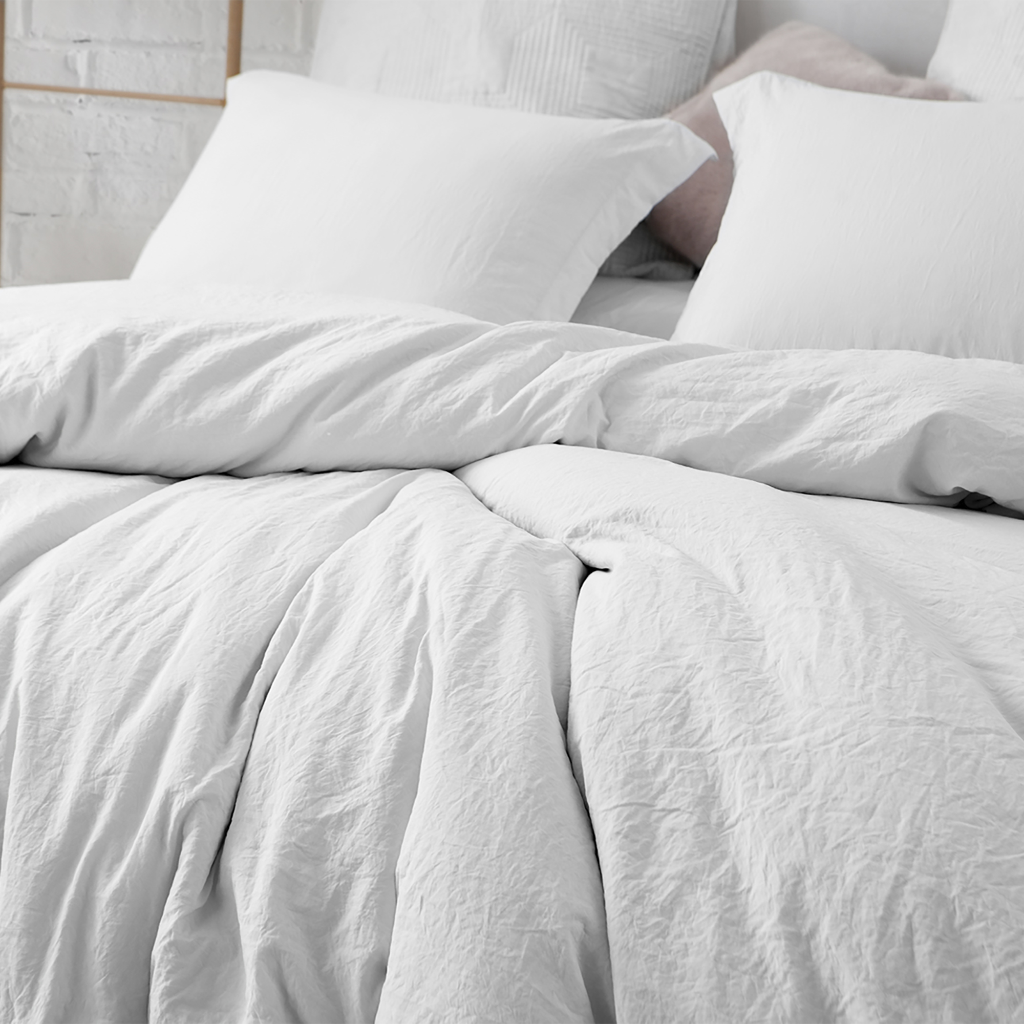 Ultra Thick Oversized King XL Bedding Stylish Farmhouse White Comfy King  Comforter High Quality Natural Loft