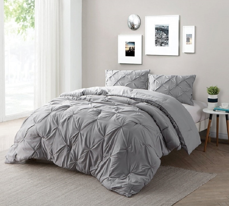 Alloy Pin Tuck Comforter  - Oversized Bedding
