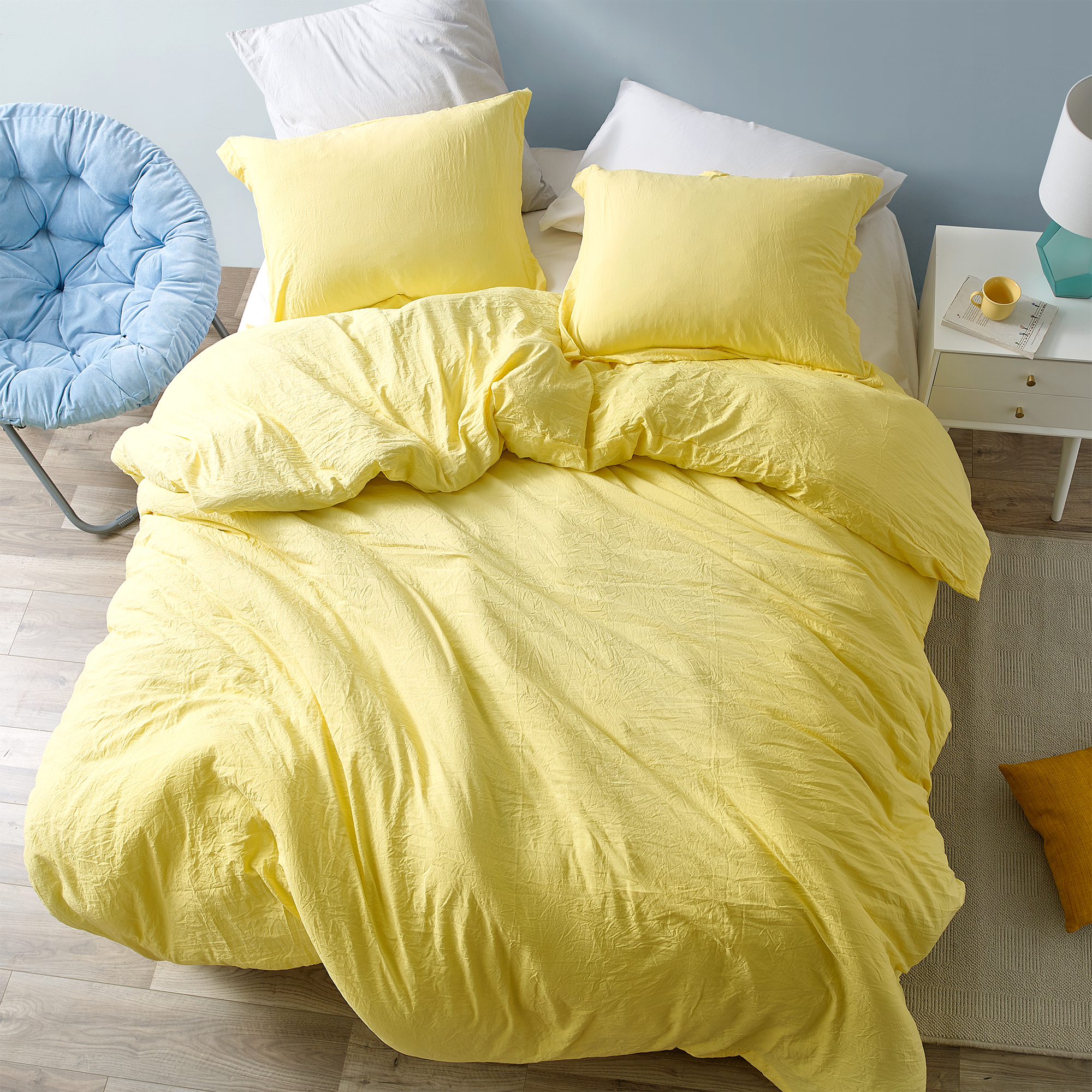 Chommie - Weighted Natural Loft® Comforter - Limelight Yellow