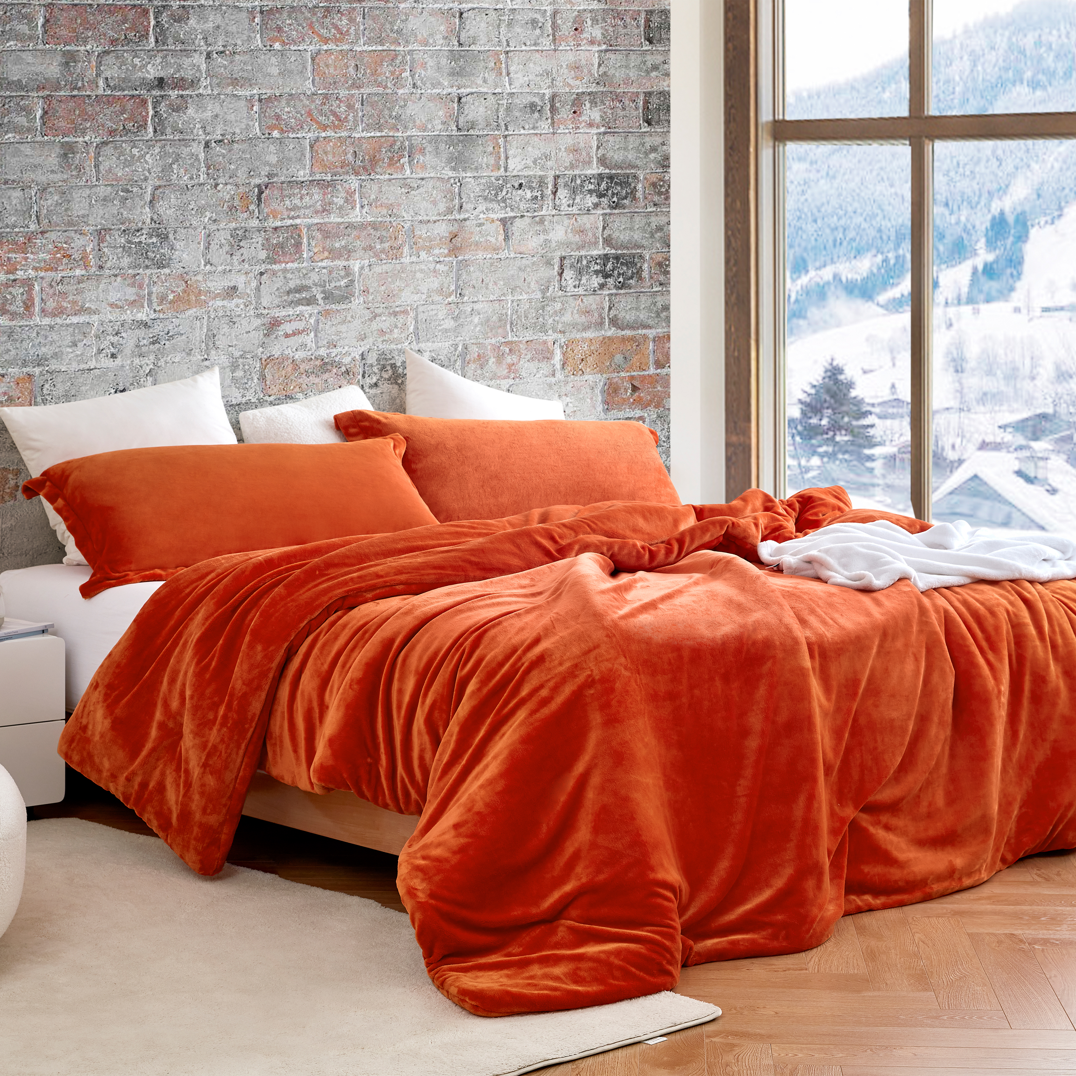 Fall Themed Bedroom Decor Pumpkin Orange King Bedding Accessories
