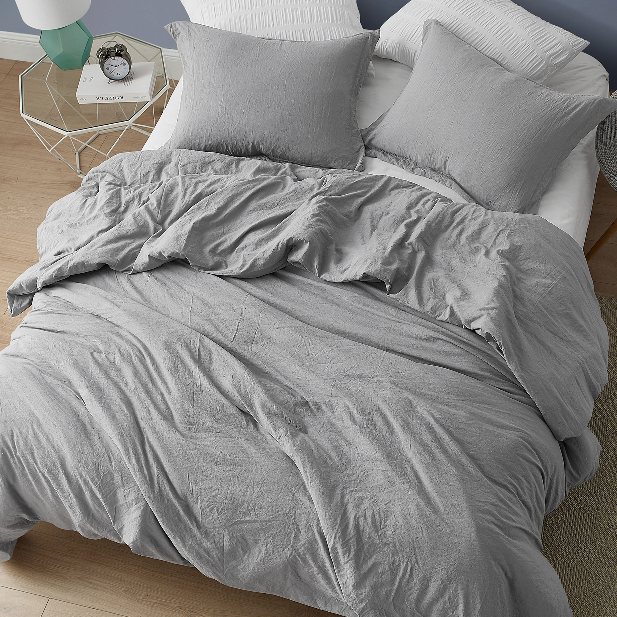 Chommie - Weighted Natural Loft® Twin XL Comforter - Alloy
