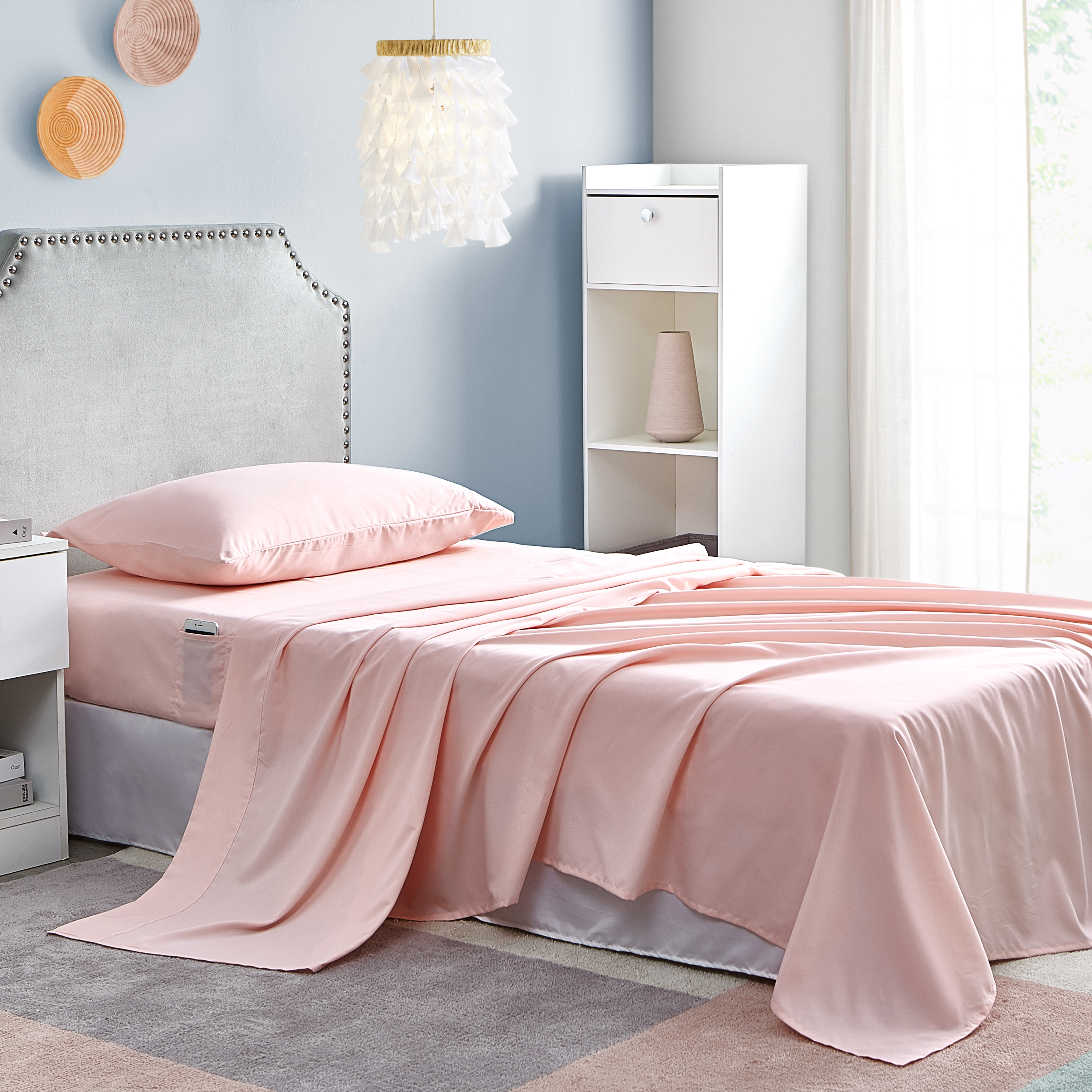 Twin Sheet in Blush