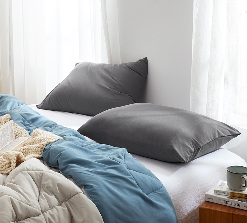 Better Than Butter - Coma Inducer® Standard Pillowcase (2-Pack) - Steel Gray