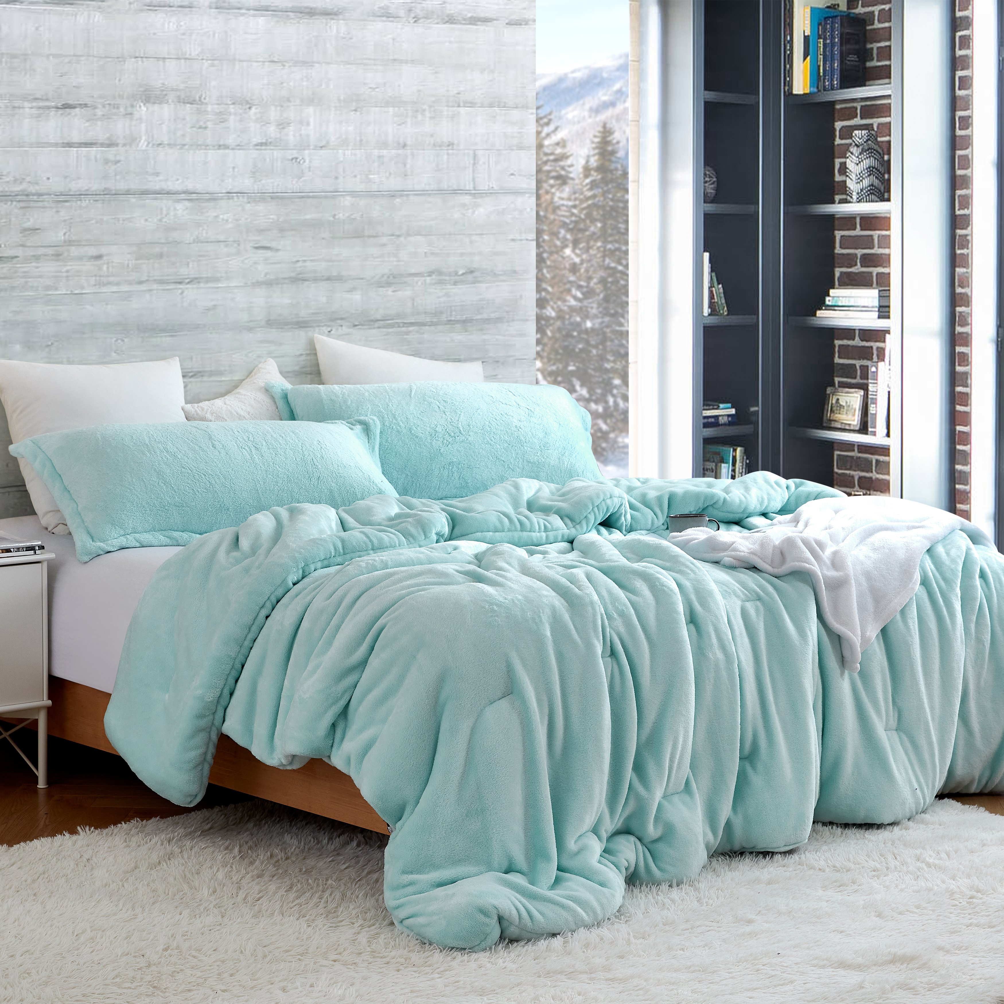 Me Sooo Comfy Coral Fleece Most Popular Coma Inducer Plush Comforter Sets