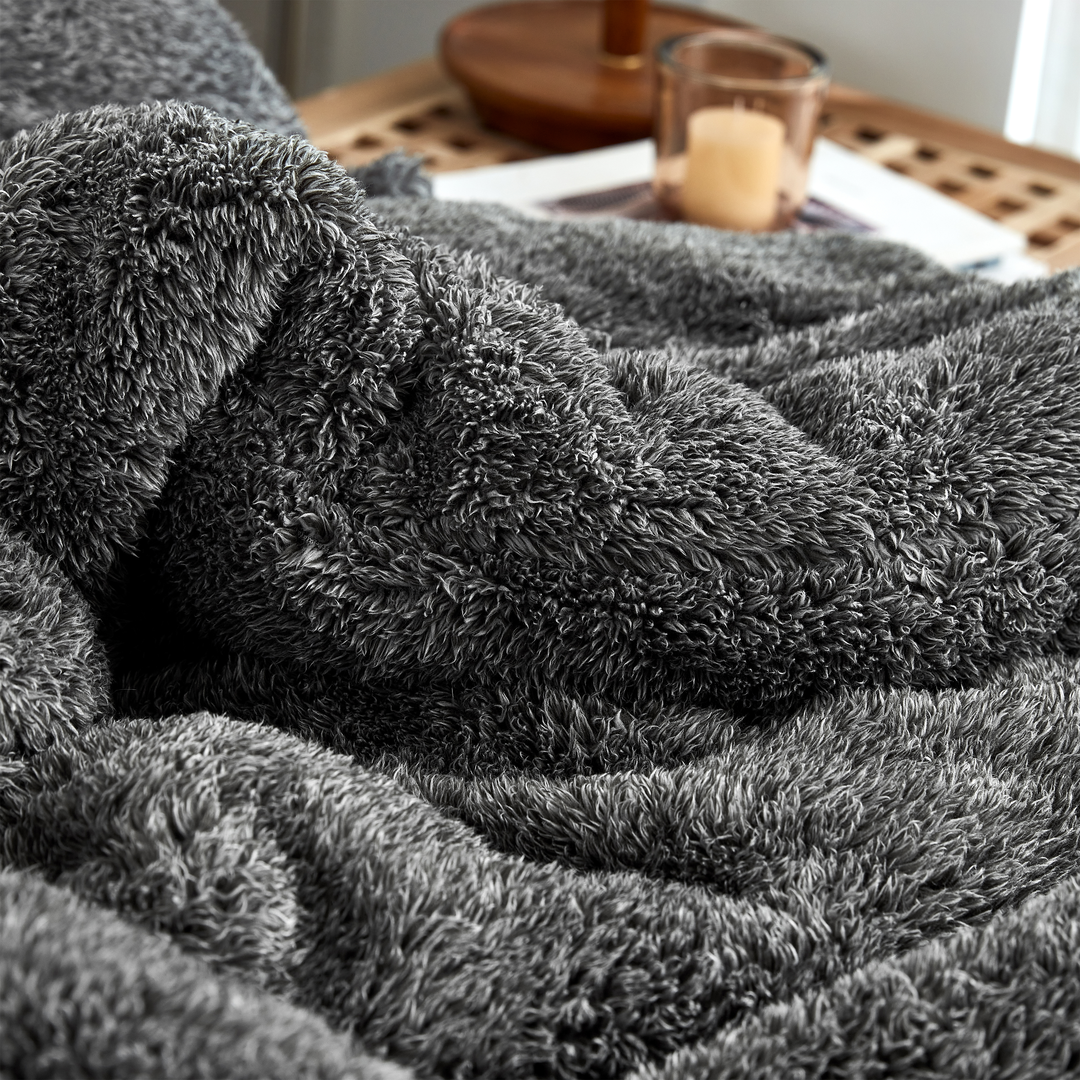 Gray Twin XL, Full XL, Queen XL, or King XL Plush Comforter Popular Coma Inducer Luxury Brand Bedding