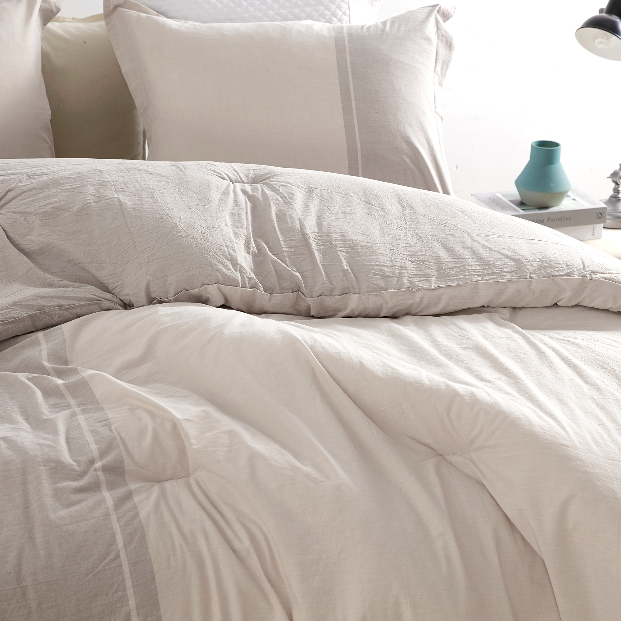 Extra Large Unique Bedding for Twin or Twin XL Bed Desert and Cream Split  Unique Pattern Twin XL Comforter