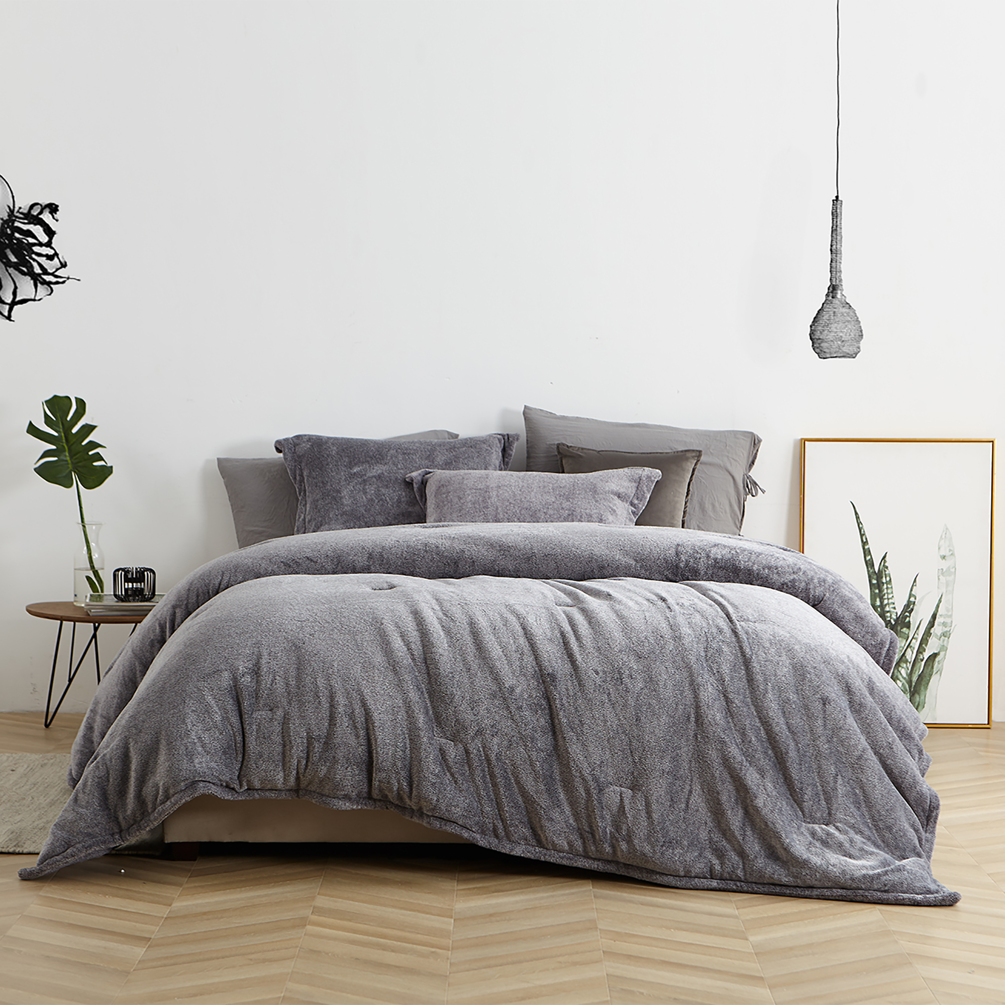 Coma Inducer® Oversized Queen Comforter - UB-Jealy® - Slate Black