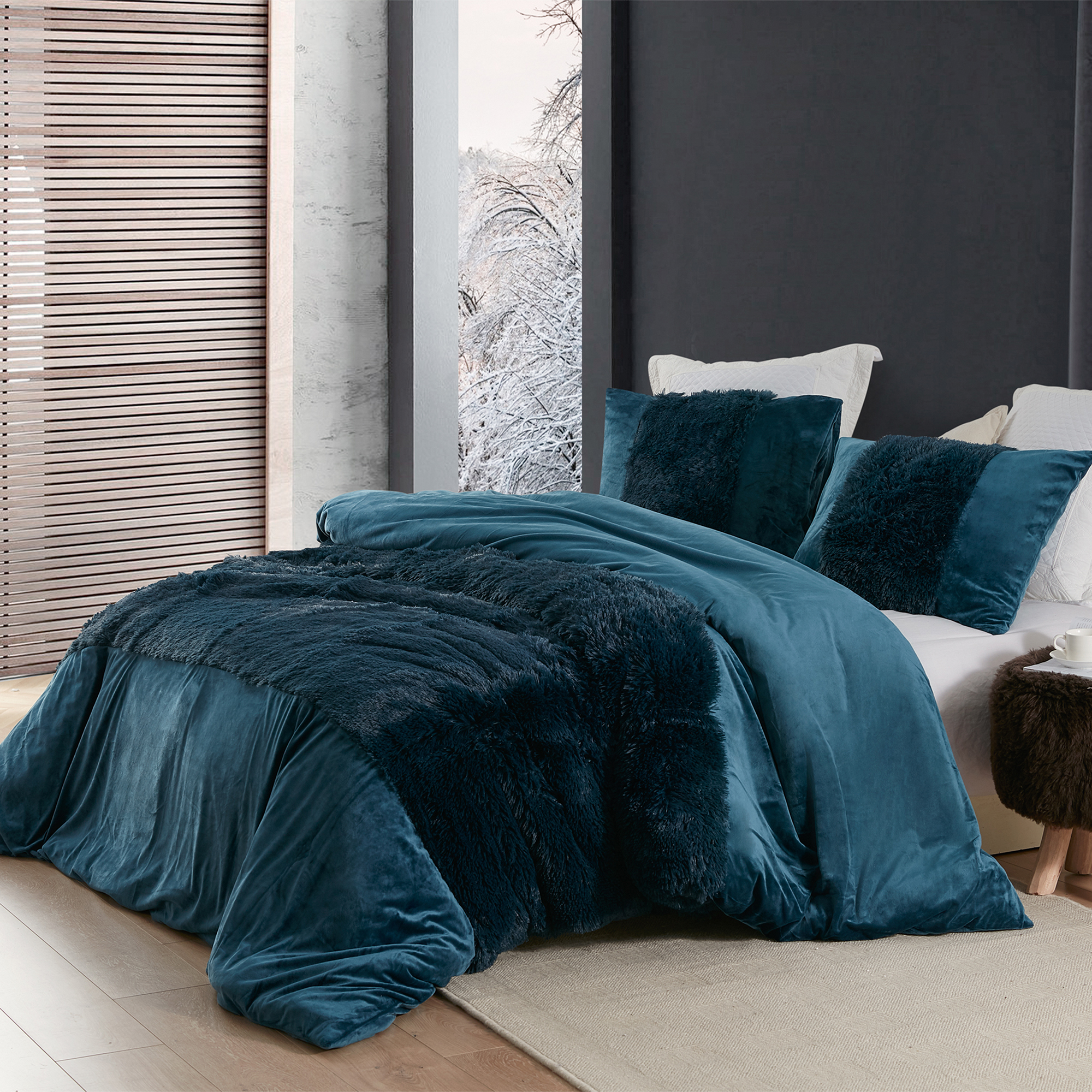 Coma Inducer® Twin XL Duvet Cover - Are You Kidding? - Nightfall Navy