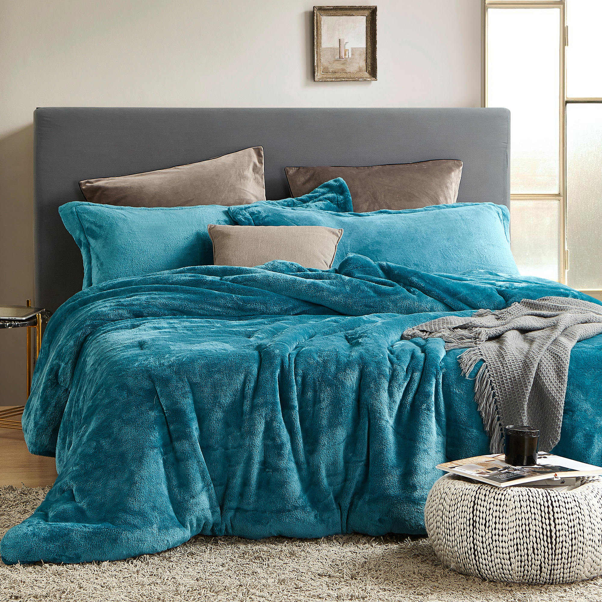 Me Sooo Comfy - Coma Inducer® Oversized Queen Comforter - Ocean Depths Teal