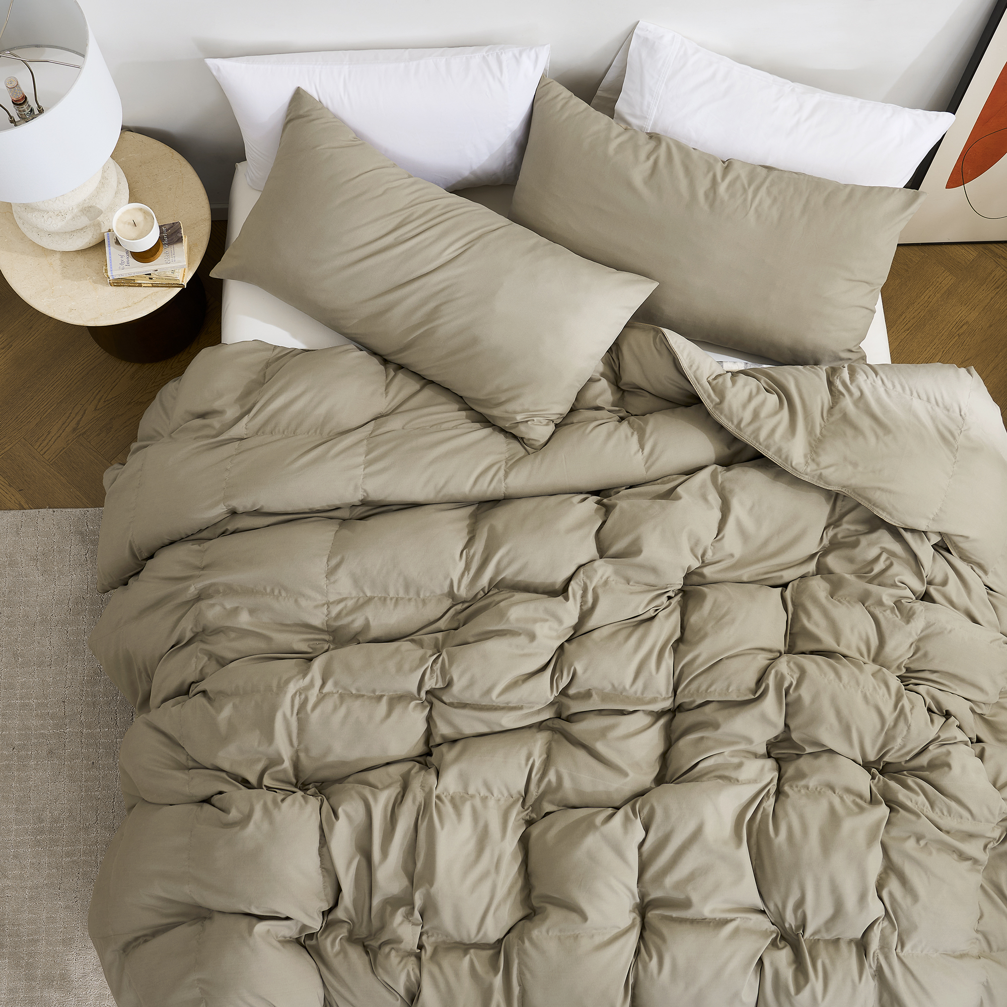 Snorze® Cloud Comforter - Coma Inducer® - Oversized King in Bronze Stone