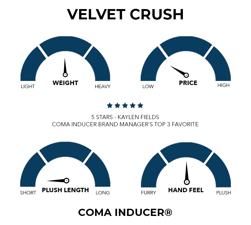 Velvet Crush - Coma Inducer® Oversized Twin Comforter - Champagne Navy