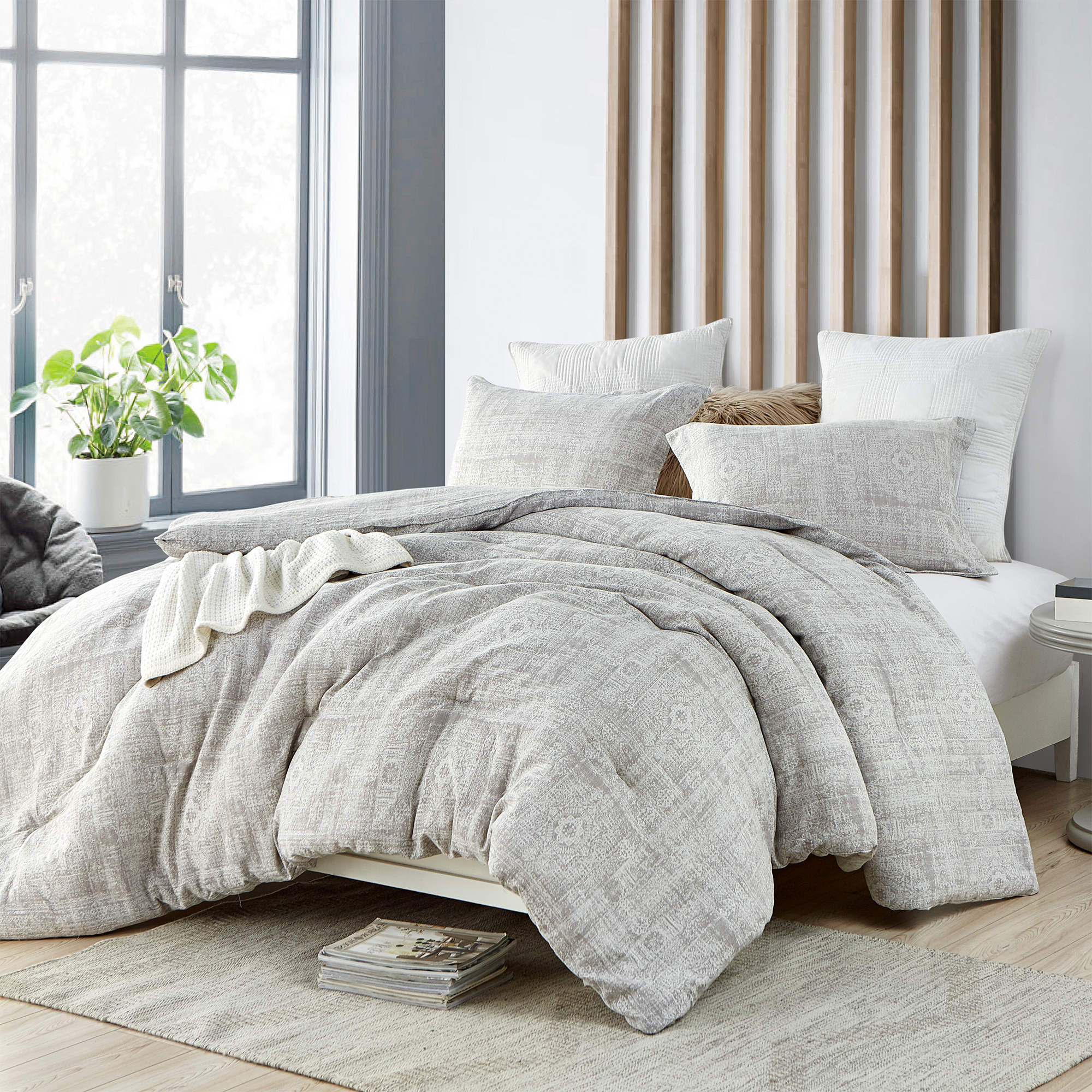 Zaw Zen Oversized Twin Comforter - 100% Yarn Dyed Cotton