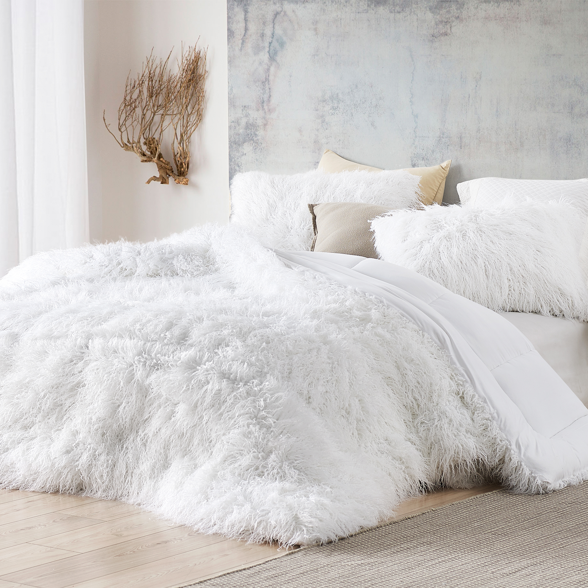 The Bare Himalayan Yeti Pure White Coma Inducer Oversized Comforter - Twin XL