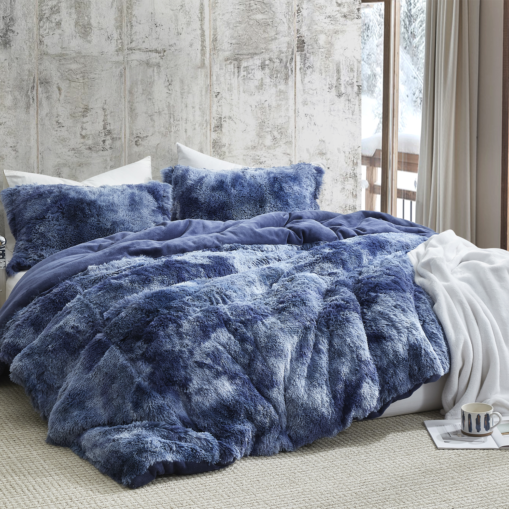 Are You Kidding - Coma Inducer® Oversized King Comforter - Periwinkle Thunderstorm