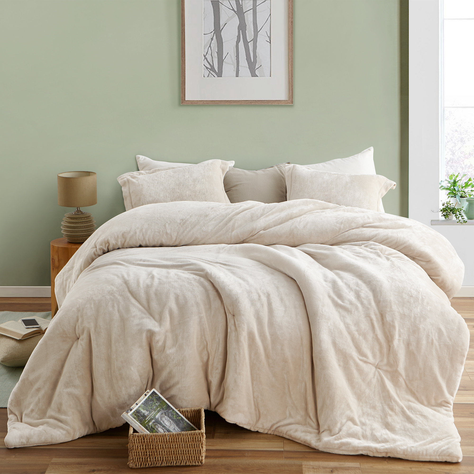 Coma Inducer® Oversized Queen Comforter - The Original Plush - Almond Milk