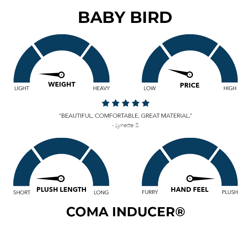Coma Inducer® Oversized Comforter - Baby Bird - Smoke Blue