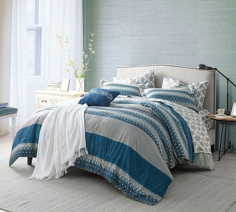 Standard Queen Size Pillow Sham Multicolor Twin XL, Full XL, or Queen XL Soft Bedding Essentials