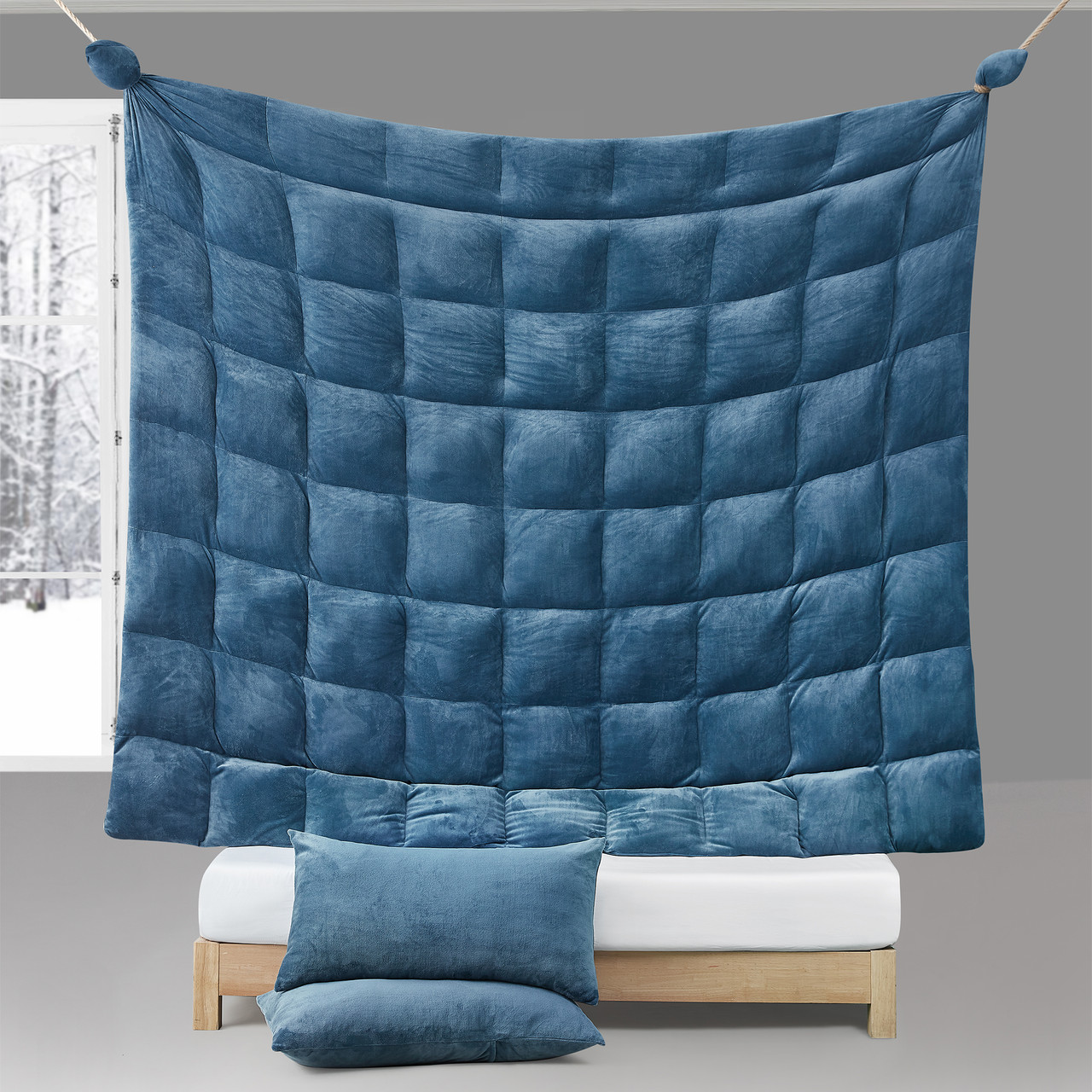 True Oversized King Comforter with the Thickest Down Alternative Inner Fill