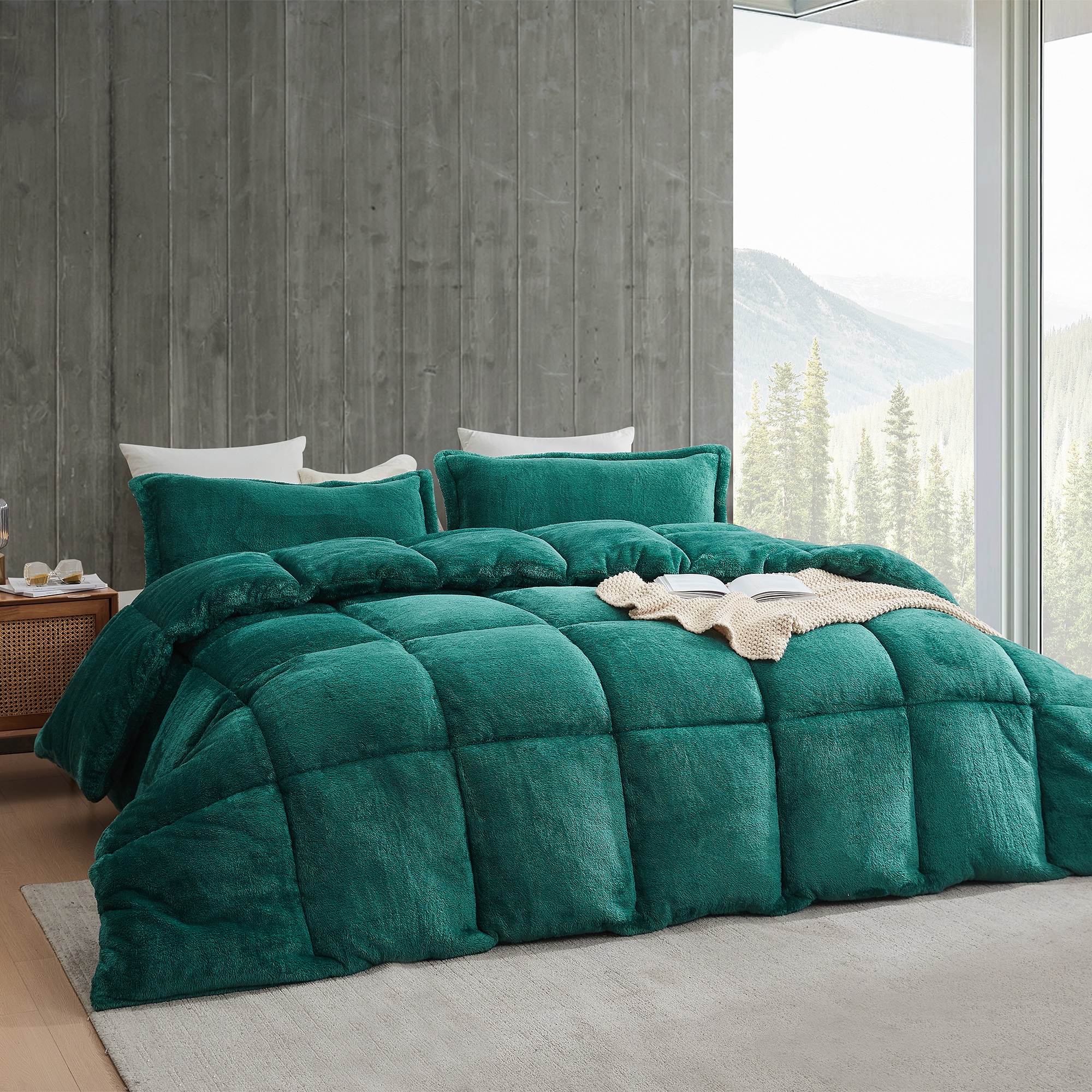 Me Comforter ATE Your Comforter - Coma Inducer® Oversized Comforter - Evergreen