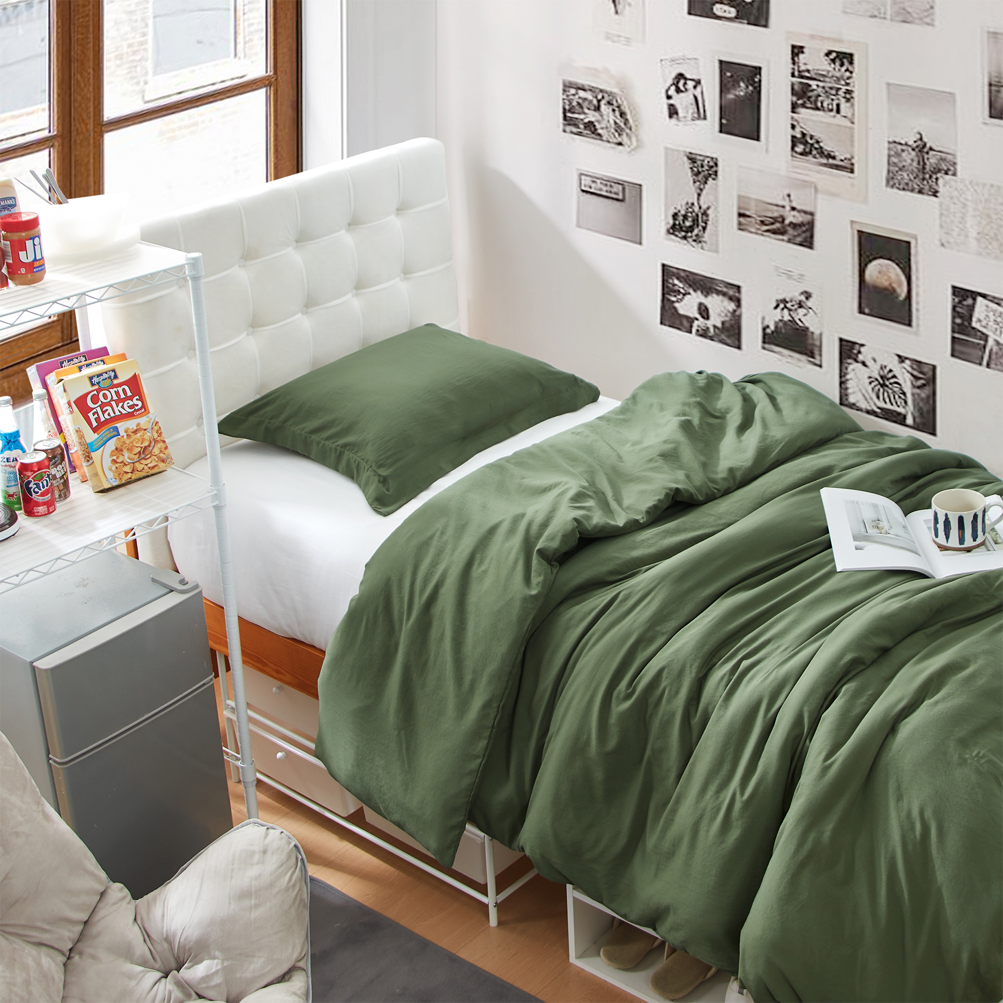 Natural Loft® Comforter Hero Green